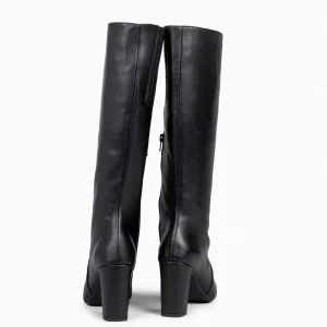 Botas<miMaO Urban - Botas Altas De Tacón Con Cremallera En Napa Negro