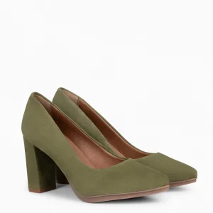 Urban Zapatos De Tacón<miMaO Urban – Zapatos De Tacón Alto De Ante Kaki