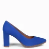 Urban Zapatos De Tacón<miMaO Urban – Zapatos De Tacón Alto De Ante Azul Electrico