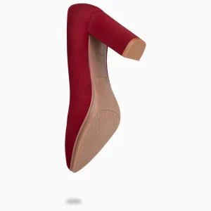 Urban Zapatos De Tacón<miMaO Urban – Zapatos De Tacón Alto De Ante Burdeos