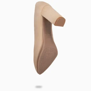 Urban Zapatos De Tacón<miMaO Urban – Zapatos De Tacón Alto De Ante Beige