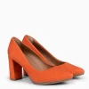Urban Zapatos De Tacón<miMaO Urban – Zapatos De Tacón Alto De Ante Naranja