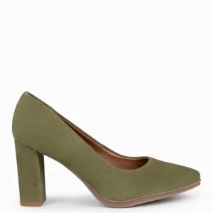 Urban Zapatos De Tacón<miMaO Urban – Zapatos De Tacón Alto De Ante Kaki