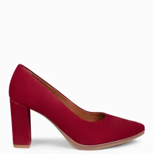 Urban Zapatos De Tacón<miMaO Urban – Zapatos De Tacón Alto De Ante Burdeos