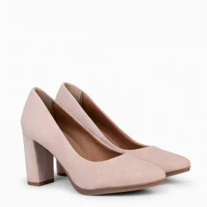 Urban Zapatos De Tacón<miMaO Urban – Zapatos De Tacón Alto De Ante Nude