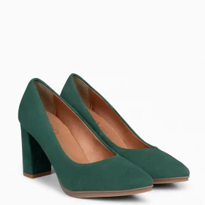Urban Zapatos De Tacón<miMaO Urban – Zapatos De Tacón Alto De Ante Verde