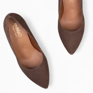Urban Zapatos De Tacón<miMaO Urban – Zapatos De Tacón Alto De Ante Marron