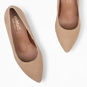 Urban Zapatos De Tacón<miMaO Urban – Zapatos De Tacón Alto De Ante Beige