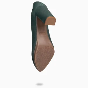 Urban Zapatos De Tacón<miMaO Urban – Zapatos De Tacón Alto De Ante Verde Botella