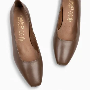 Urban Zapatos De Tacón<miMaO Urban Lady - Zapatos De Tacón Bajo De Napa Marron