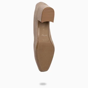 Urban Zapatos De Tacón<miMaO Urban Lady - Zapatos De Tacón Bajo De Serraje Taupe
