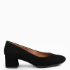 Urban Zapatos De Tacón<miMaO Urban Redondo - Zapatos De Tacón Bajo De Ante Negro