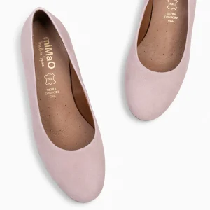 Urban Zapatos De Tacón<miMaO Urban Redondo - Zapatos De Tacón Bajo De Ante Nude