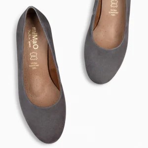 Urban Zapatos De Tacón<miMaO Urban Redondo - Zapatos De Tacón Bajo De Ante Gris