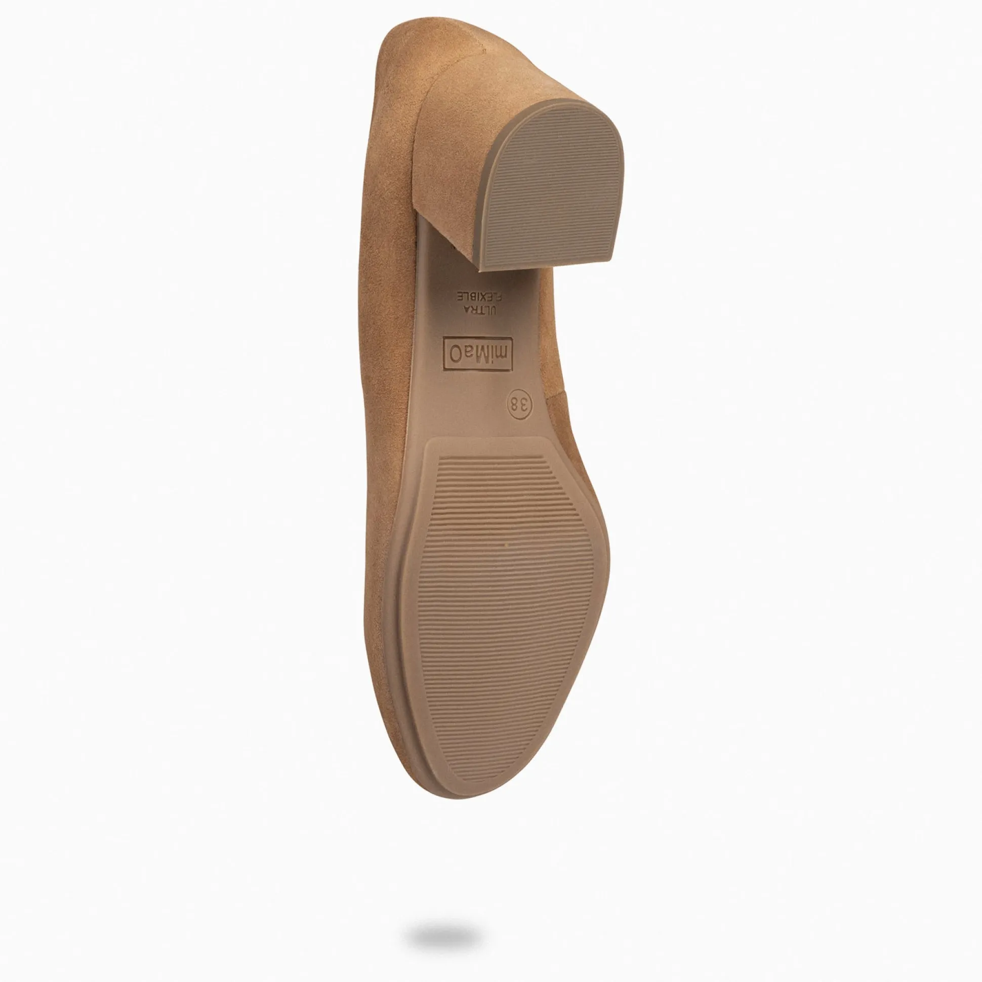 urban_redondo__zapatos_de_3.webp Urban Zapatos De Tacón<miMaO Urban Redondo - Zapatos De Tacón Bajo De Ante Camel
