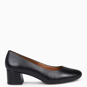 Urban Zapatos De Tacón<miMaO Urban Redondo Salon - Zapatos De Tacón Bajo De Napa Negro