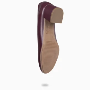 Urban Zapatos De Tacón<miMaO Urban Redondo Salon - Zapatos De Tacón Bajo De Napa Burdeos