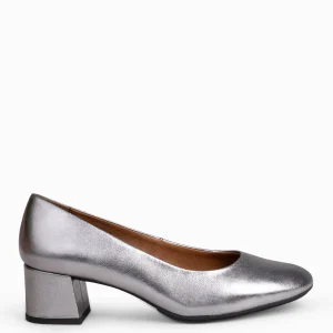 Zapatos De Fiesta<miMaO Urban Redondo Splash - Zapatos De Tacón Bajo Plata