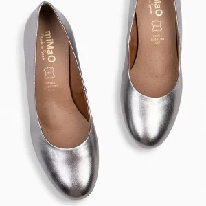 Zapatos De Fiesta<miMaO Urban Redondo Splash - Zapatos De Tacón Bajo Plata