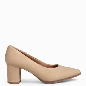 Urban Zapatos De Tacón<miMaO Urban S – Zapatos De Tacón Medio De Ante Beige