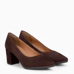 Urban Zapatos De Tacón<miMaO Urban S – Zapatos De Tacón Medio De Ante Marron