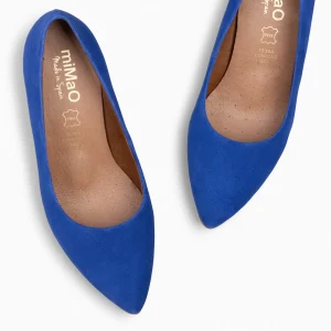 Urban Zapatos De Tacón<miMaO Urban S – Zapatos De Tacón Medio De Ante Azul Electrico