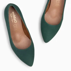 Urban Zapatos De Tacón<miMaO Urban S – Zapatos De Tacón Medio De Ante Verde Botella