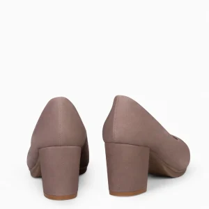Urban Zapatos De Tacón<miMaO Urban S – Zapatos De Tacón Medio De Ante Taupe