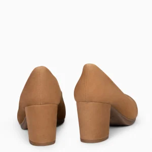 Urban Zapatos De Tacón<miMaO Urban S – Zapatos De Tacón Medio De Ante Camel