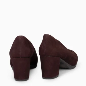 Urban Zapatos De Tacón<miMaO Urban S – Zapatos De Tacón Medio De Ante Marron