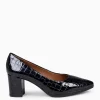 Zapatos De Fiesta<miMaO Urban S Coco – Zapatos De Tacón Con Textura De Cocodrilo Negro