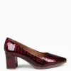 Zapatos De Fiesta<miMaO Urban S Coco – Zapatos De Tacón Con Textura De Cocodrilo Burdeos