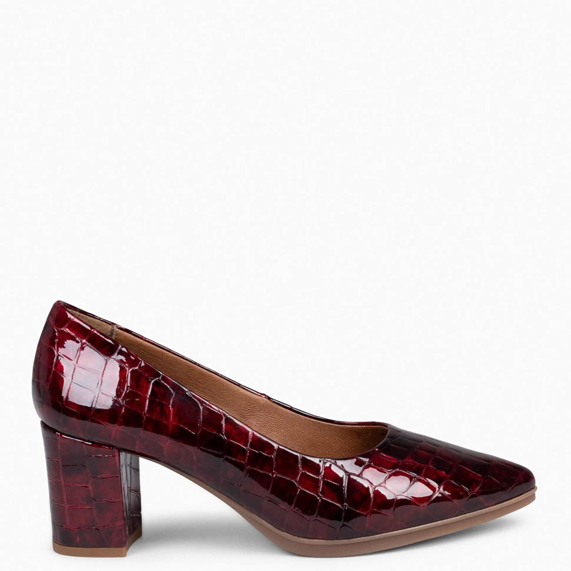 urban_s_coco__zapatos_de__0.webp Zapatos De Fiesta<miMaO Urban S Coco – Zapatos De Tacón Con Textura De Cocodrilo Burdeos