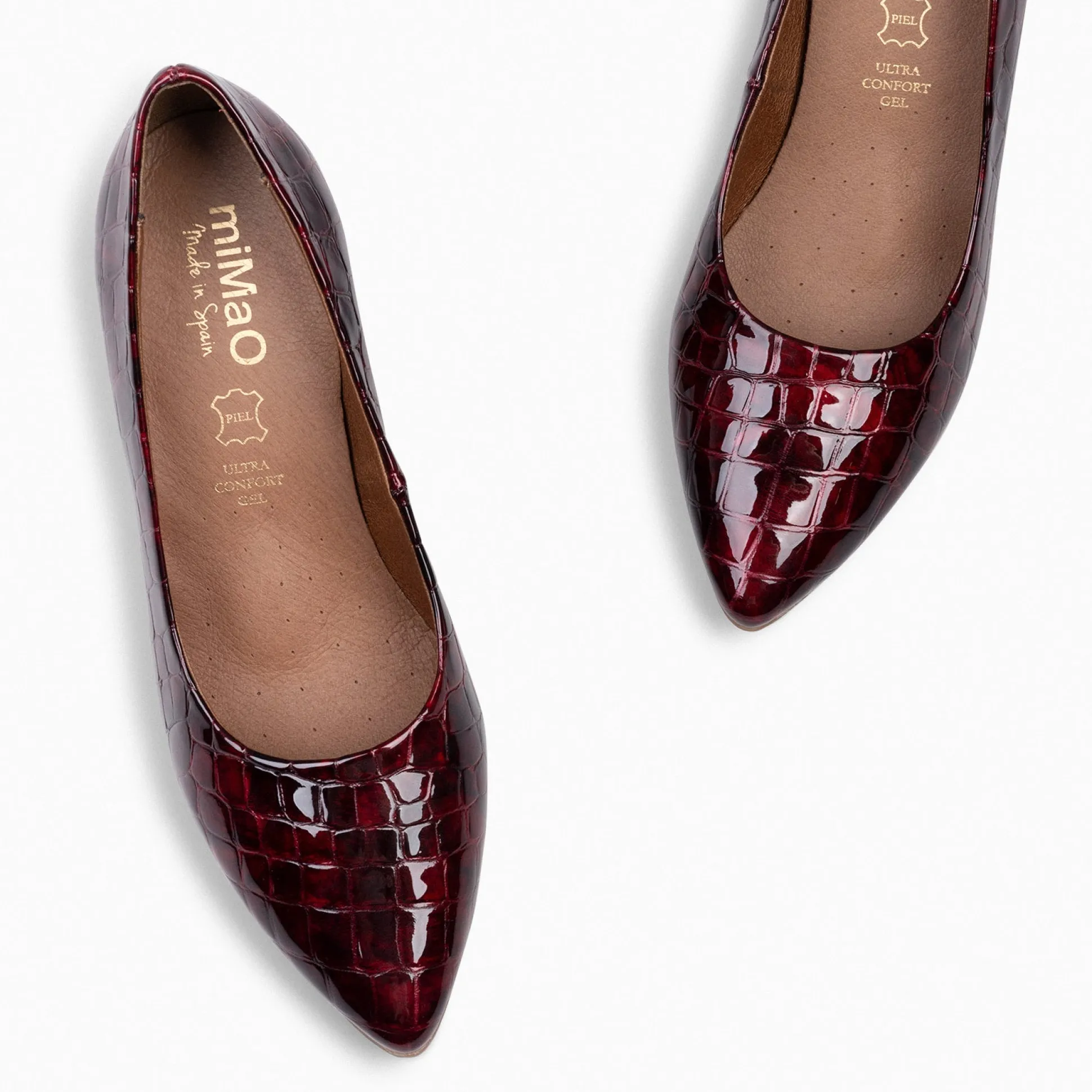 urban_s_coco__zapatos_de__2.webp Zapatos De Fiesta<miMaO Urban S Coco – Zapatos De Tacón Con Textura De Cocodrilo Burdeos