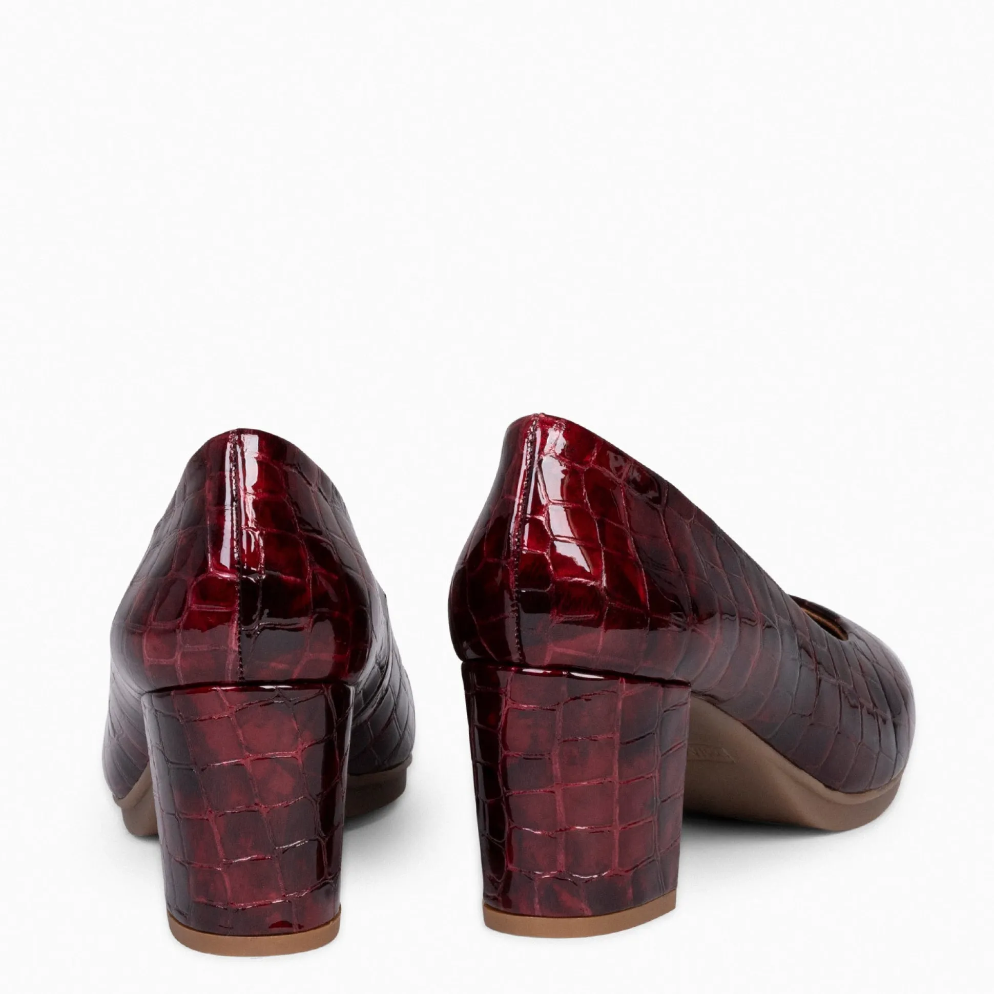 urban_s_coco__zapatos_de__3.webp Zapatos De Fiesta<miMaO Urban S Coco – Zapatos De Tacón Con Textura De Cocodrilo Burdeos