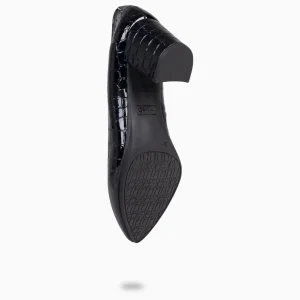 Zapatos De Fiesta<miMaO Urban S Coco – Zapatos De Tacón Con Textura De Cocodrilo Negro