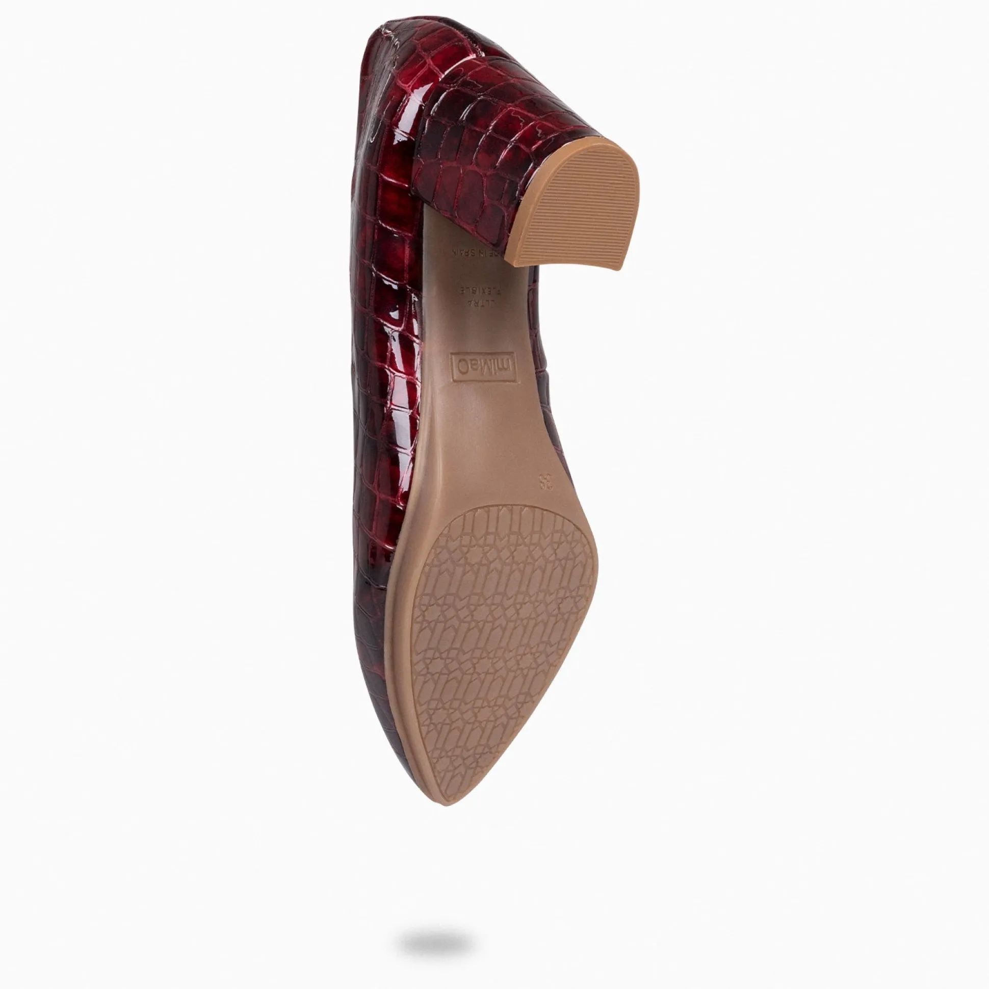 urban_s_coco__zapatos_de__4.webp Zapatos De Fiesta<miMaO Urban S Coco – Zapatos De Tacón Con Textura De Cocodrilo Burdeos