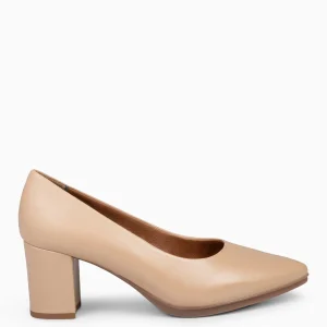 Urban Zapatos De Tacón<miMaO Urban S Salon – Zapatos De Tacón Medio De Napa Beige