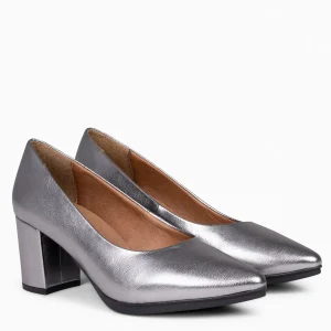 Zapatos De Fiesta<miMaO Urban S Splash - Zapatos De Piel Metalizada Plata