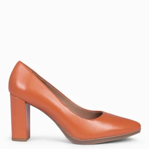 Urban Zapatos De Tacón<miMaO Urban Salon – Zapatos De Tacón Alto De Napa Naranja