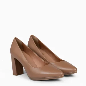 Urban Zapatos De Tacón<miMaO Urban Salon – Zapatos De Tacón Alto De Napa Camel