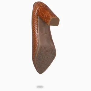 Zapatos De Fiesta<miMaO Urban Sauvage - Zapatos De Salon Con Textura De Serpiente Camel