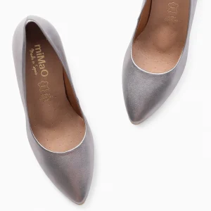 Zapatos De Fiesta<miMaO Urban Splash - Zapatos De Tacón Alto De Piel Metalizada Plata
