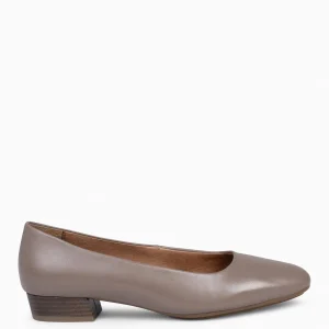 Urban Zapatos De Tacón<miMaO Urban Xs - Zapatos De Tacón Bajo De Napa Taupe