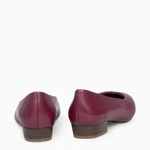 Urban Zapatos De Tacón<miMaO Urban Xs - Zapatos De Tacón Bajo De Napa Granate