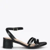 Sandalias De Tacón<miMaO Viena - Sandalias De Tiras Finas Y Tacón Bajo Negro
