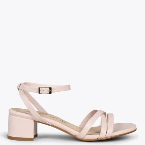 Sandalias De Tacón<miMaO Viena - Sandalias De Tiras Finas Y Tacón Bajo Nude