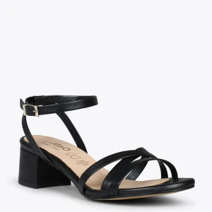 Sandalias De Tacón<miMaO Viena - Sandalias De Tiras Finas Y Tacón Bajo Negro