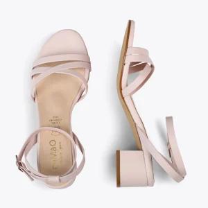Sandalias De Tacón<miMaO Viena - Sandalias De Tiras Finas Y Tacón Bajo Nude