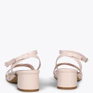 Sandalias De Tacón<miMaO Viena - Sandalias De Tiras Finas Y Tacón Bajo Nude